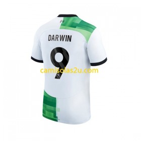 Camisolas de futebol Liverpool Darwin Nunez 9 Equipamento Alternativa 2023/24 Manga Curta